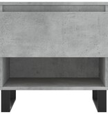VidaXL Salontafel 50x46x50 cm bewerkt hout betongrijs