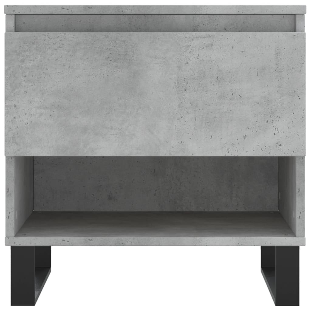 VidaXL Salontafel 50x46x50 cm bewerkt hout betongrijs