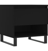 VidaXL Salontafel 50x46x50 cm bewerkt hout zwart