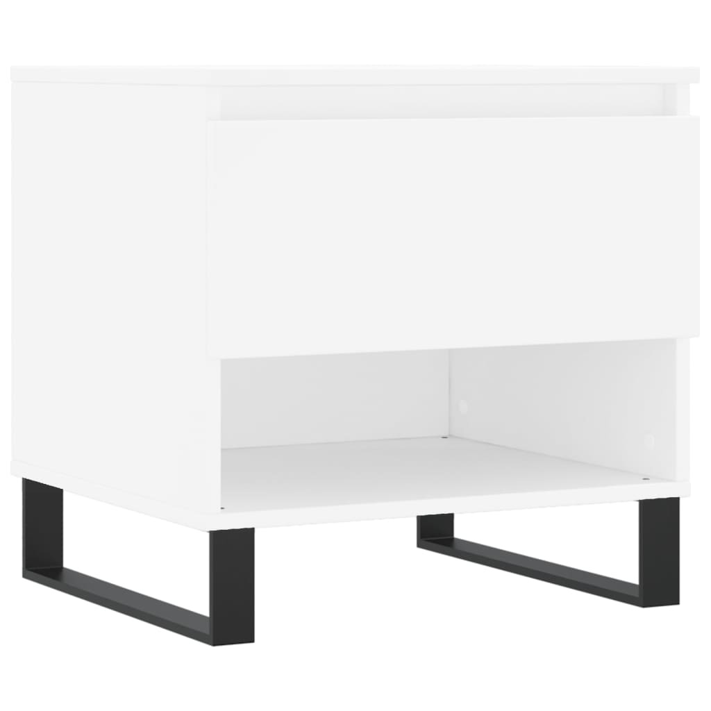 VidaXL Salontafel 50x46x50 cm bewerkt hout wit