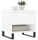 VidaXL Salontafel 50x46x50 cm bewerkt hout wit