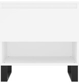 VidaXL Salontafel 50x46x50 cm bewerkt hout wit