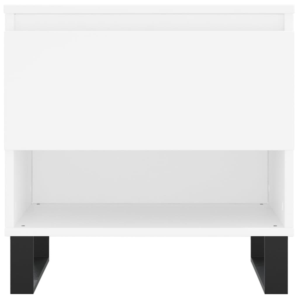 VidaXL Salontafel 50x46x50 cm bewerkt hout wit