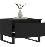VidaXL Salontafels 2 st 50x46x35 cm bewerkt hout zwart