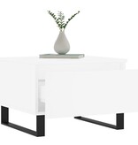 VidaXL Salontafels 2 st 50x46x35 cm bewerkt hout wit
