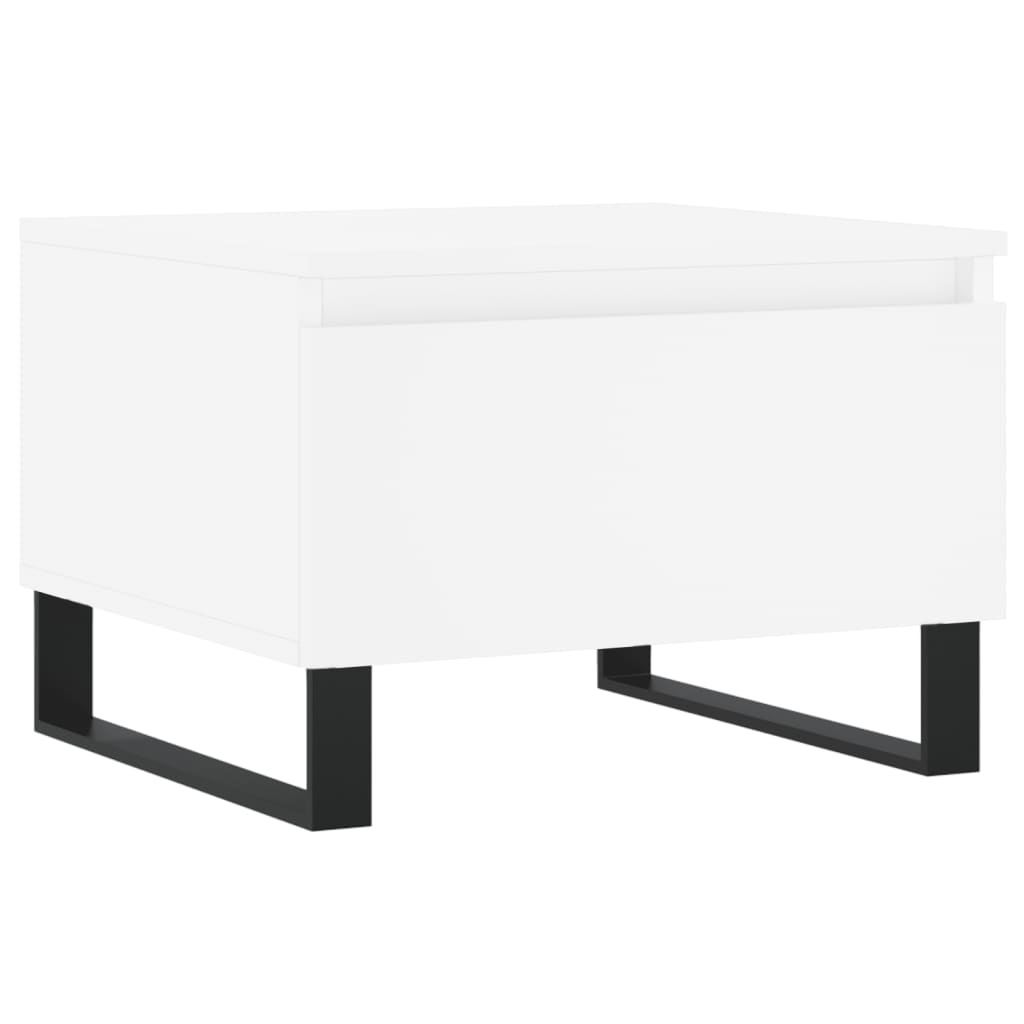 VidaXL Salontafels 2 st 50x46x35 cm bewerkt hout wit