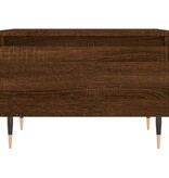 VidaXL Salontafel 50x46x35 cm bewerkt hout bruin eikenkleur
