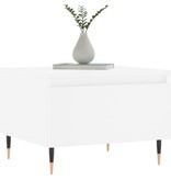 VidaXL Salontafel 50x46x35 cm bewerkt hout wit