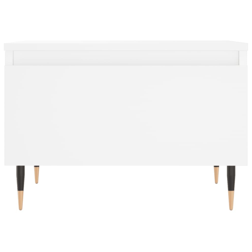VidaXL Salontafel 50x46x35 cm bewerkt hout wit