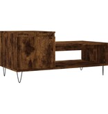 VidaXL Salontafel 100x50x45 cm bewerkt hout gerookt eikenkleurig