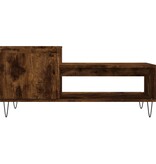 VidaXL Salontafel 100x50x45 cm bewerkt hout gerookt eikenkleurig