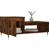 VidaXL Salontafel 100x50x45 cm bewerkt hout gerookt eikenkleurig