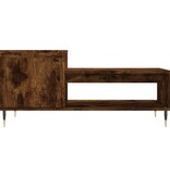 VidaXL Salontafel 100x50x45 cm bewerkt hout gerookt eikenkleurig
