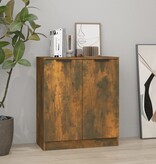 VidaXL Dressoir 60x30x70 cm bewerkt hout gerookt eikenkleurig