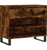 VidaXL Schoenenkast 70x36x60 cm bewerkt hout gerookt eikenkleurig