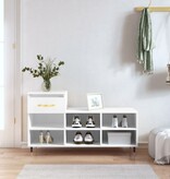 VidaXL Schoenenkast 102x36x60 cm bewerkt hout wit