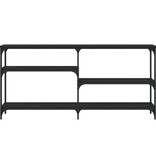 VidaXL Wandtafel 160x29x75 cm bewerkt hout zwart