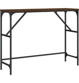 VidaXL Wandtafel 100x32x75 cm bewerkt hout bruin eikenkleur