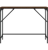 VidaXL Wandtafel 100x32x75 cm bewerkt hout bruin eikenkleur