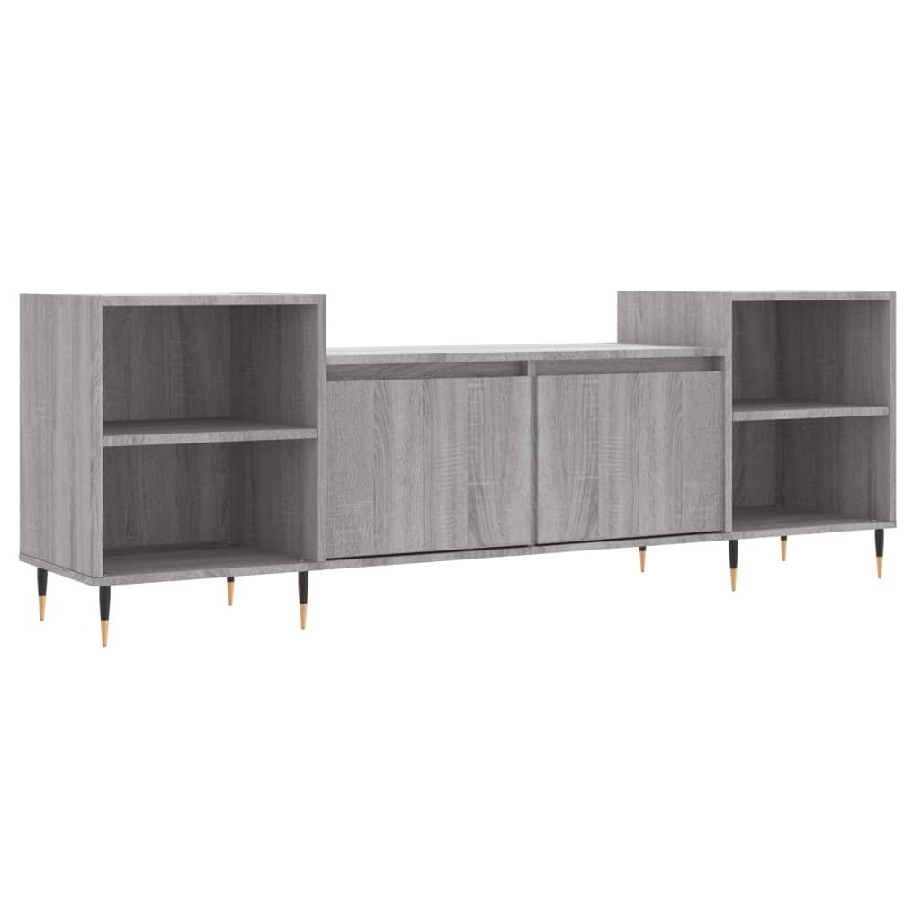 VidaXL Tv-meubel 160x35x55 cm bewerkt hout grijs sonoma eikenkleurig