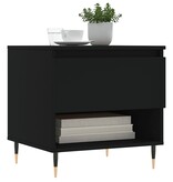 VidaXL Salontafels 2 st 50x46x50 cm bewerkt hout zwart