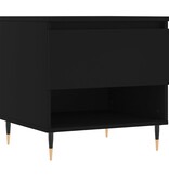 VidaXL Salontafels 2 st 50x46x50 cm bewerkt hout zwart