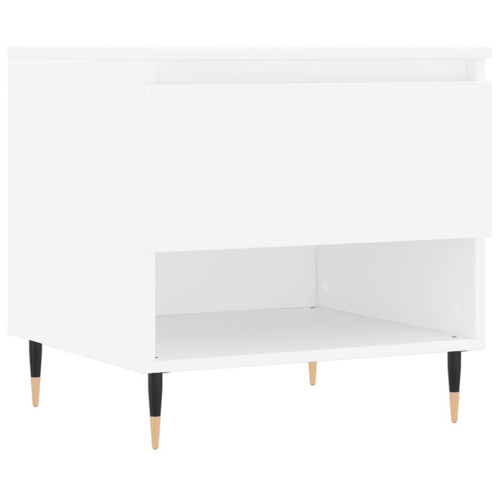VidaXL Salontafels 2 st 50x46x50 cm bewerkt hout wit