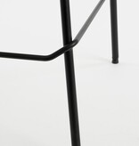 VidaXL Nanet Barkruk - H91 cm - Velvet - Bruin