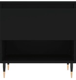 VidaXL Salontafel 50x46x50 cm bewerkt hout zwart