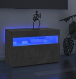 VidaXL Tv-meubel met LED-verlichting 60x35x40 cm betongrijs