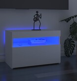 VidaXL Tv-meubelen 2 st met LED-verlichting 60x35x40 cm wit