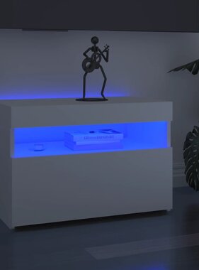 vidaXL Tv-meubel met LED-verlichting 60x35x40 cm zwart