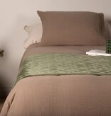 vidaXL Bedsprei Jilly 80x260 cm polyester groen