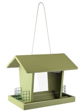 vidaXL Vogelvoederhuisje met silo Mado groen