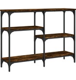 VidaXL Wandtafel 102x29x75 cm bewerkt hout gerookt eikenkleurig