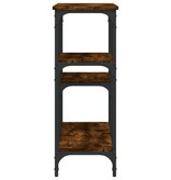VidaXL Wandtafel 102x29x75 cm bewerkt hout gerookt eikenkleurig