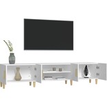 VidaXL Tv-meubel 180x31,5x40 cm bewerkt hout wit