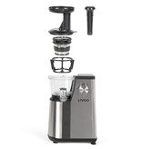 vidaXL Slowjuicer verticaal 1 L 400 W grijs