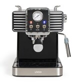 vidaXL Espressomachine met melkopschuimer 1350 W 1,5 L zwart