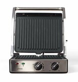 vidaXL Contactgrill 2000 W grijs