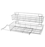 VidaXL Gootsteenorganiser Limpio 2-laags