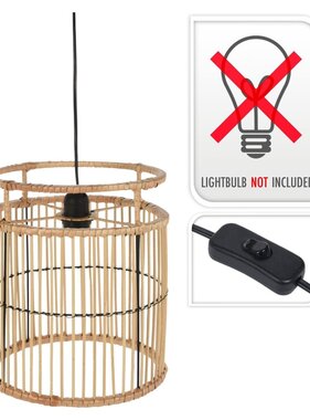 vidaXL Hanglamp naturel