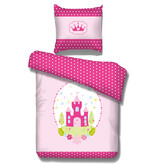 Dekbedovertrekset prinses 195x85 cm katoen