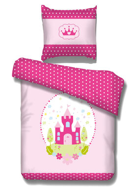 Dekbedovertrekset prinses 195x85 cm katoen