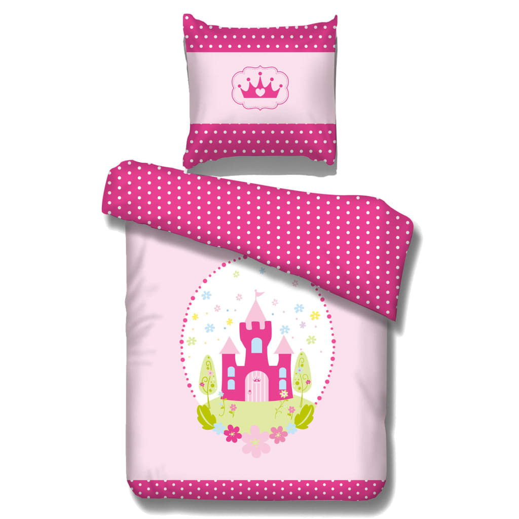 Dekbedovertrekset prinses 195x85 cm katoen