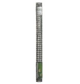 Gaas vierkant 25 mm 1x2,5 m m kunststof gecoat staal groen
