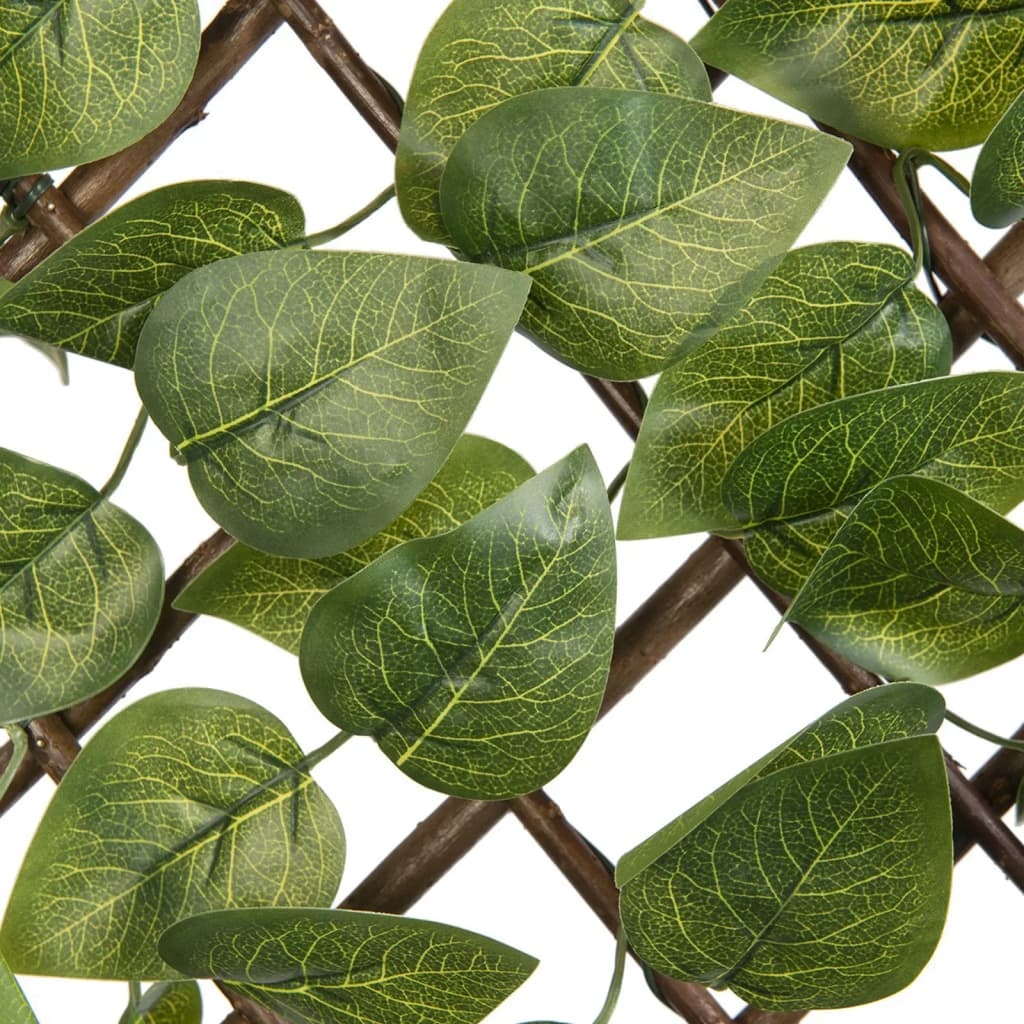 Tuinlatwerk met laurier groene bladeren 90x180 cm