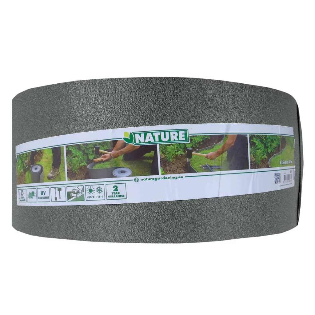 Borderrand 3 mm 15cmx40m grijs