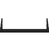 VidaXL Wandschappen 2 st 60x15x15,5 cm zwart