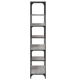 VidaXL Boekenkast 81x36x176 cm bewerkt hout grijs sonoma eikenkleurig